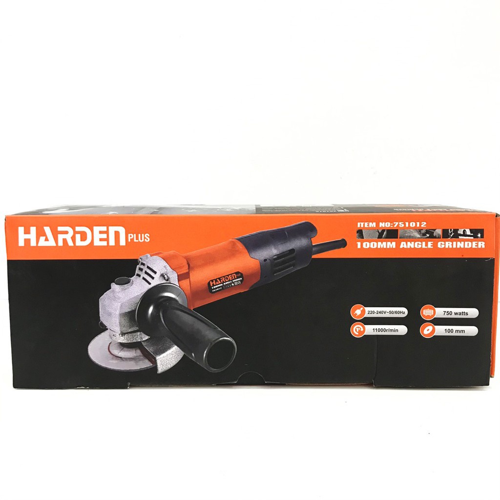 Máy mài góc cầm tay HARDEN 751012 -750W, bảo hành chính hãng