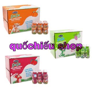 Thùng 48 Chai Sữa Chua Uống SuSu 80ml 3 Vị Cam , dâu, Táo