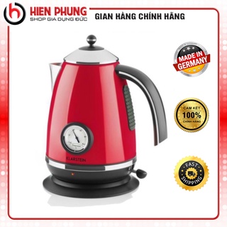 Ấm siêu tốc Klarstein, bình đun nước dung tích 1.7L siêu đẹp, có đồng hồ hiển thị | Nhập khẩu Đức