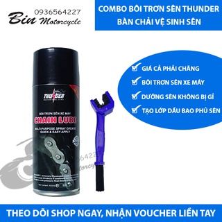 CHAI XỊT DƯỠNG SÊN BÔI TRƠN SÊN CHỐNG VĂNG THUNDER CHAIN LUBE 2020 (400ml)