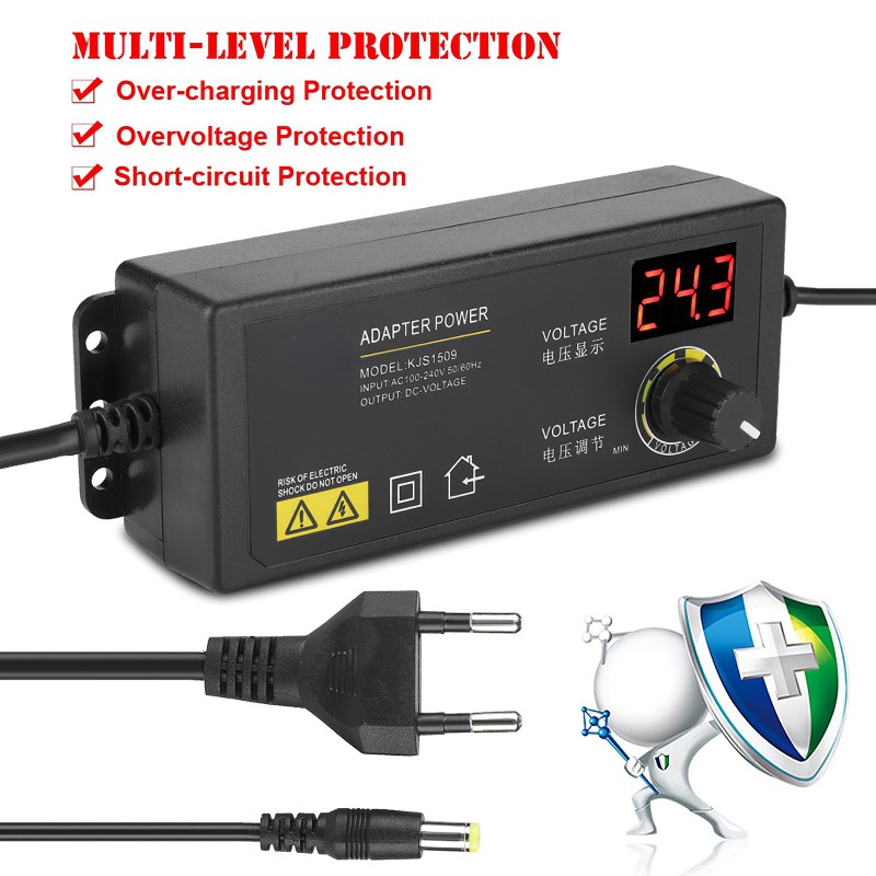 Bộ Chuyển Đổi Nguồn Điện 60w 100-240v Đầu Vào 3-36v | BigBuy360 - bigbuy360.vn