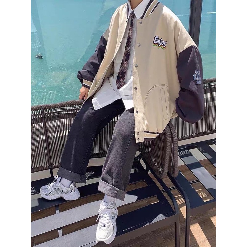 ÁO BOMBER KAKI IN HÌNH | BigBuy360 - bigbuy360.vn