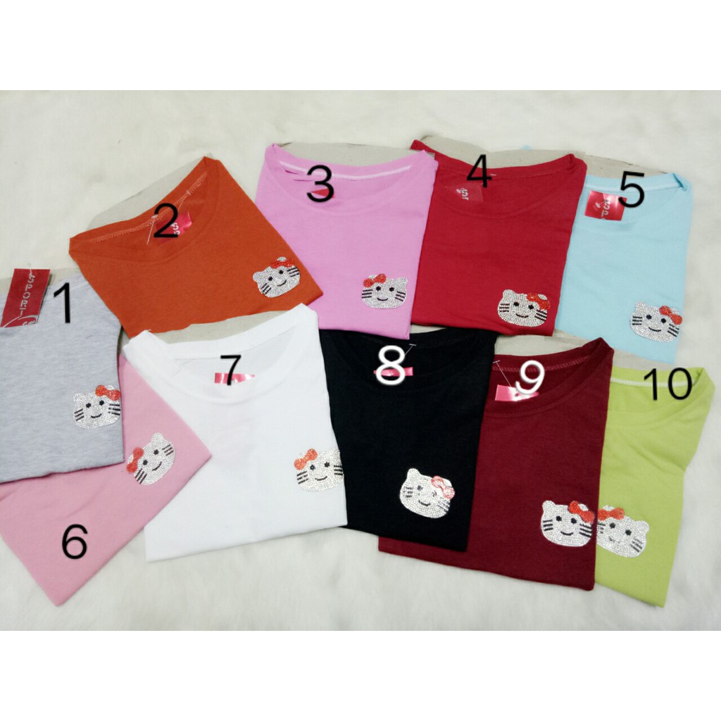 Áo Thun Nữ Hình Đính Hạt (3 MÀU )