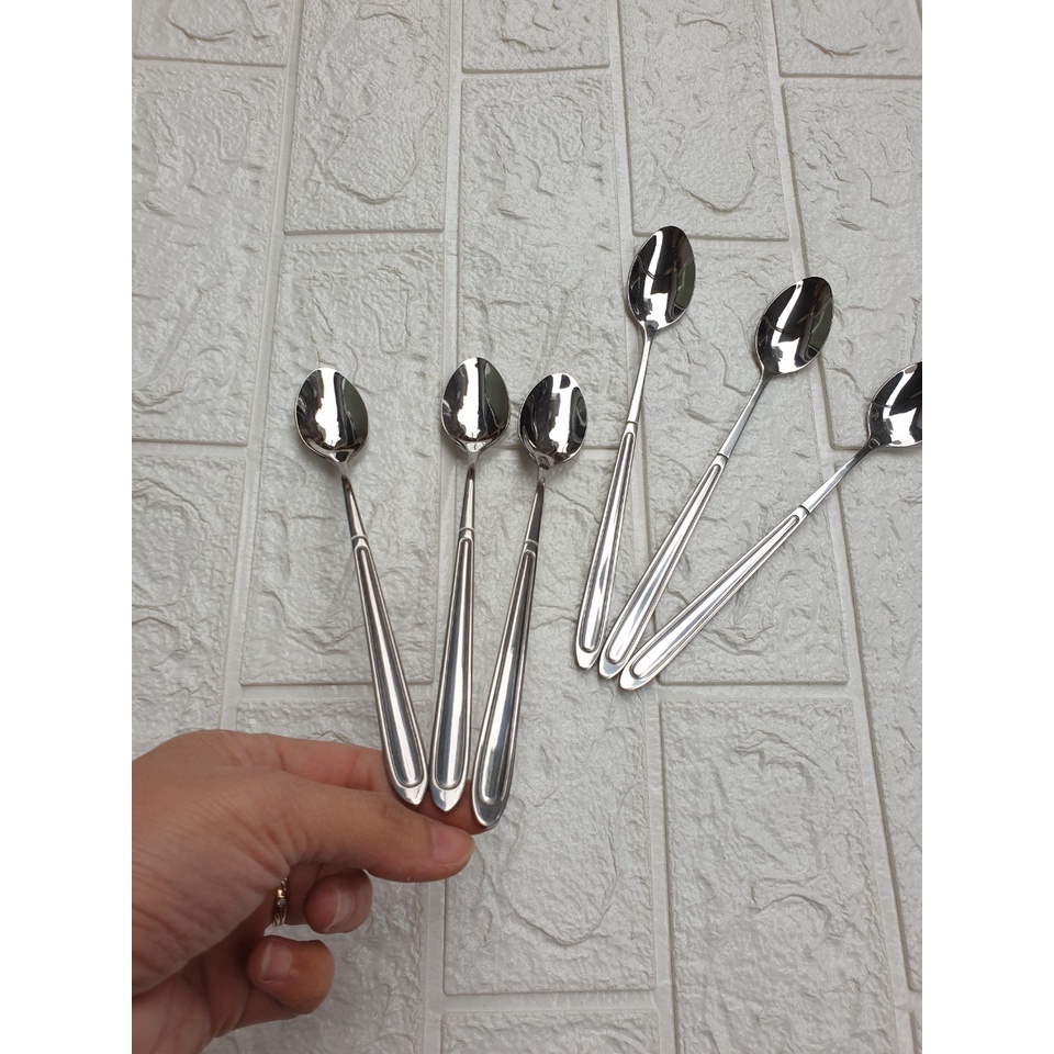 [8829]Thìa chanh xịn, thìa inox 304 sáng bóng, dài 20cm (ảnh thật)