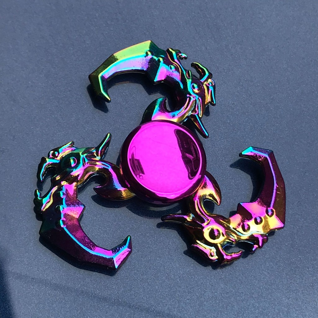 (rẻ vô địch) CON QUAY SPINNER GRADIENT Kim loại Fidget Spinner