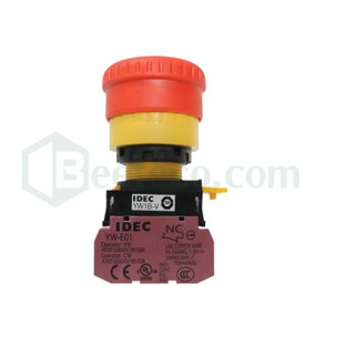 YW1B-V4E : Nút nhấn khẩn Idec phi 22 YW1B