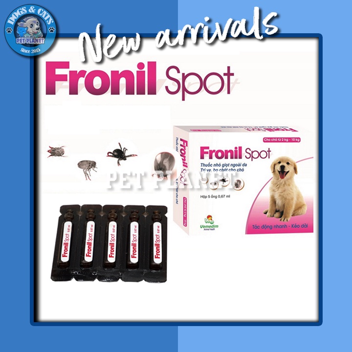 Nhỏ gáy ve rận Fronil Spot
