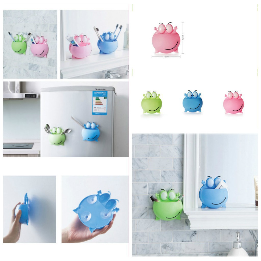 [FREESHIP] DỤNG CỤ ĐỂ BÀN CHẢI, KEM ĐÁNH RĂNG HÌNH CHÚ CHIM. CON ẾCH, CON BỌ, CON RÙA CUTE [HCM]