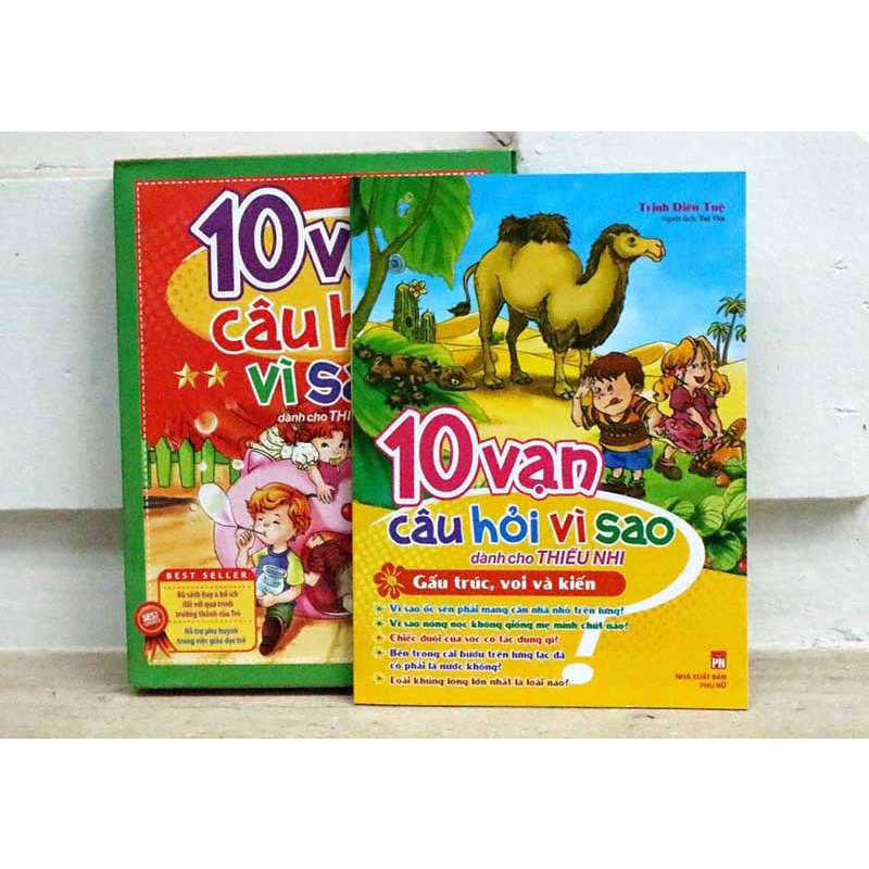 Sách: Hộp 10 Vạn Câu Hỏi Vì Sao Tập 2 (5 cuốn) - TSTH