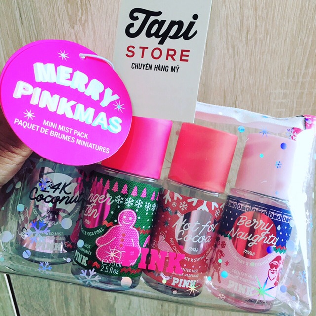 Set xịt thơm Victoria’s Secret Pink Mini Mist Pack | BigBuy360 - bigbuy360.vn