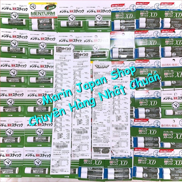 (Đủ bill,chuẩn store Nhật) Son dưỡng bạc hà Omi ,Rohto Nhật Bản | BigBuy360 - bigbuy360.vn