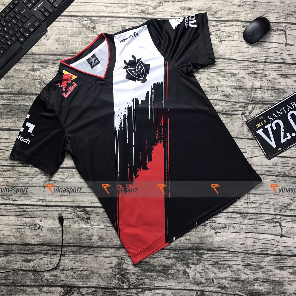 Áo game thi đấu Esports thun ngắn tay nam - Team G2 PRO 2020 màu đen, dáng suông | BigBuy360 - bigbuy360.vn