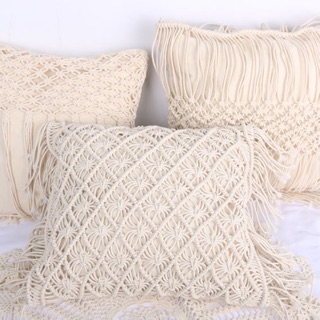 Vỏ gối macrame