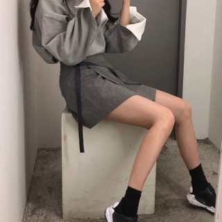 Chân váy thắt nơ