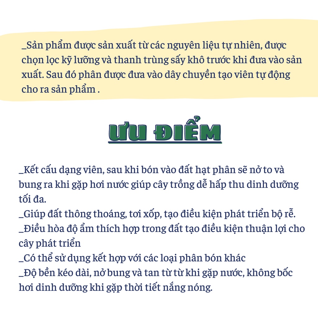 PHÂN GÀ HỮU CƠ DẠNG VIÊN BIO PELLETS: Đất Tơi Xốp, Thông Thoáng, Cây Trồng Dễ Hấp Thu Dinh Dưỡng