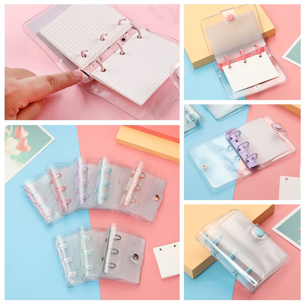 Vỏ bọc sổ tay 3 lỗ/ Trang giấy bên trong thiết kế đơn giản tiện dụng