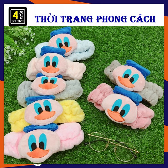 Băng đô / Bờm vịt Donald ( Vịt Nơ )  hoạt hình cực cool - Phụ kiện tóc băng đô turban Vịt 3D dễ thương