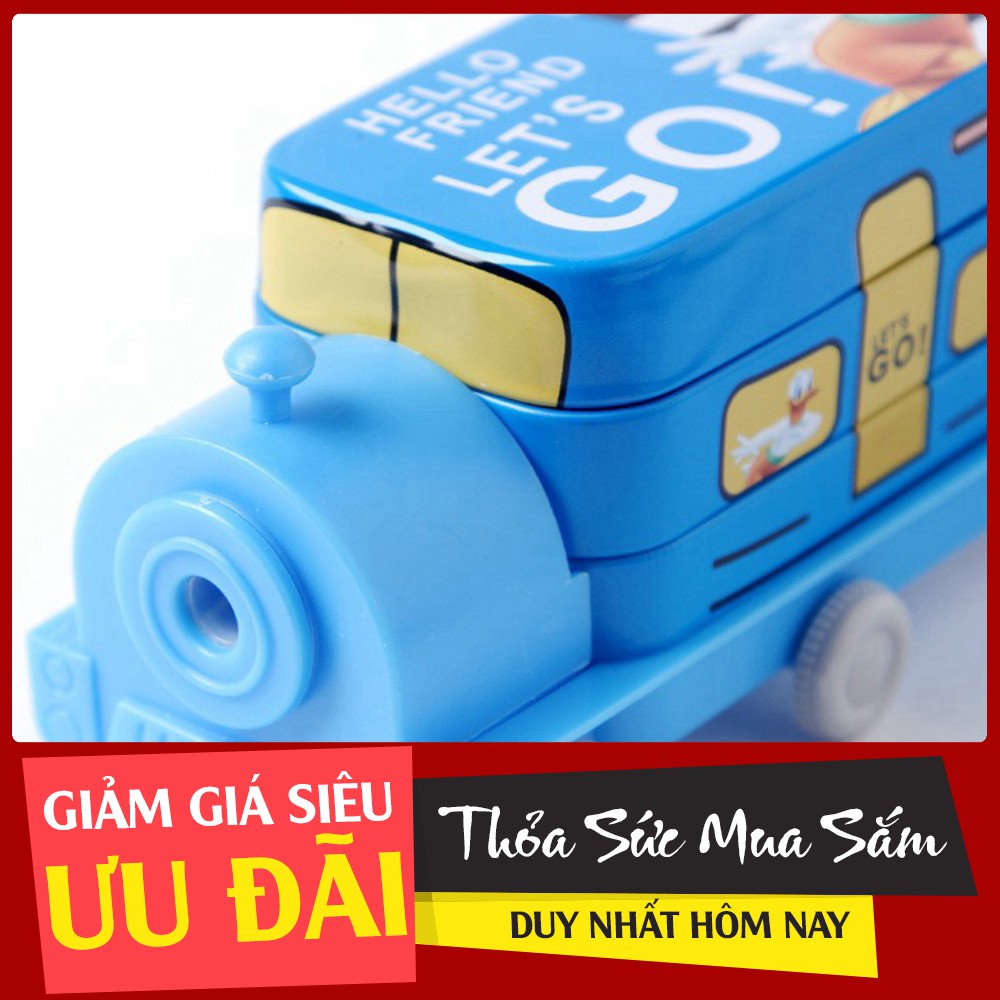 (Hàng Đẹp)  Hộp đựng bút hình xe tàu hỏa cho bé - 7755 (Rẻ Là Mua)