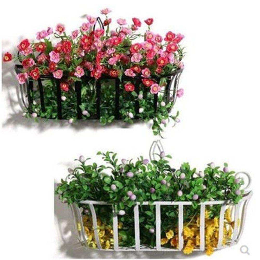 Giá Sắt Treo Chậu Cây Gắn Tường Trang Trí Phong Cách