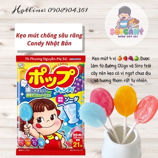 Kẹo mút chống sâu răng Nhật Bản