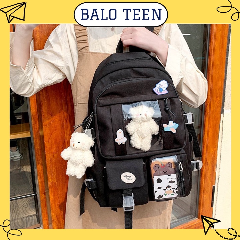 BALO - TÚI CẶP XÁCH ĐI HỌC NỮ THỜI TRANG THỂ THAO ĐẸP ULZZANG TEEN HÀN QUỐC TÚI TRONG