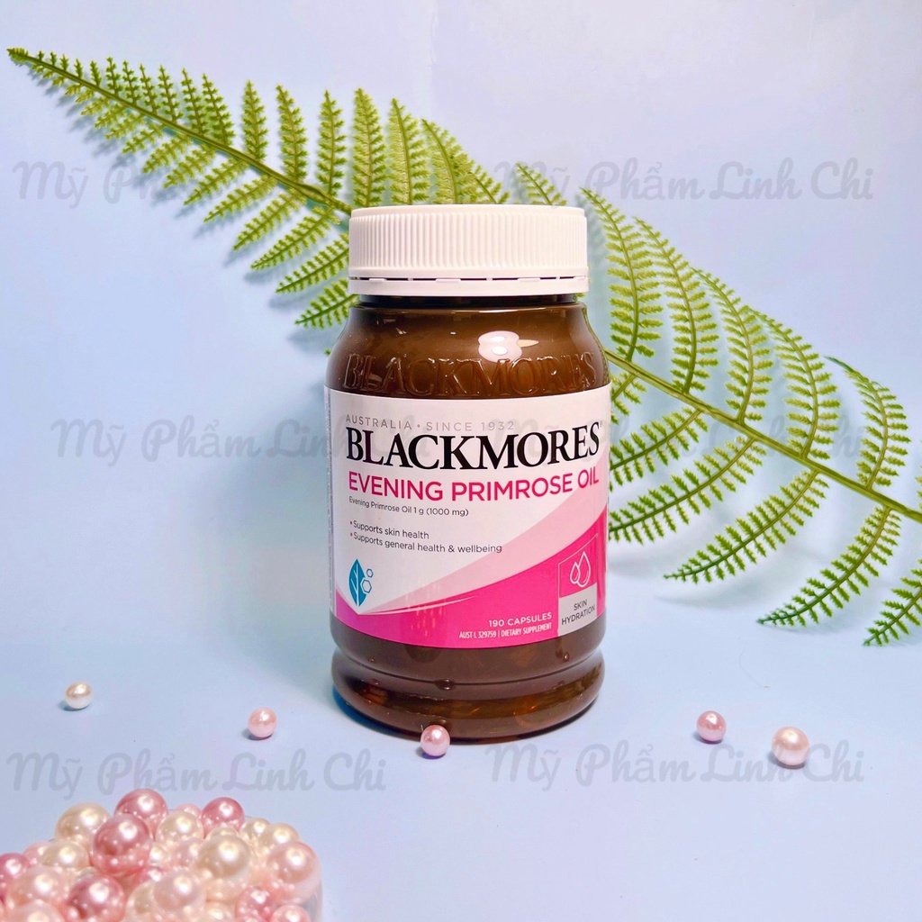Tinh Dầu Hoa Anh Thảo Evening Primrose Oil Blackmores Úc 190 Viên, Hỗ Trợ Cân Bằng Nội Tiết Tố, Làm Đẹp Da Chống Lão Hóa