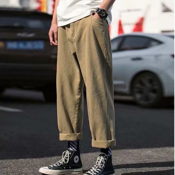 Quần Dài Ống Rộng Phong Cách Hiphop Cá Tính Cho Nam