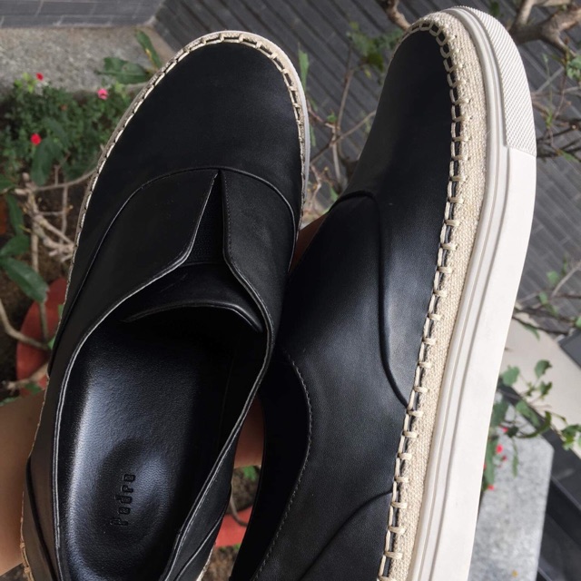 Pedro slip on đế cói vợt sale sz 38