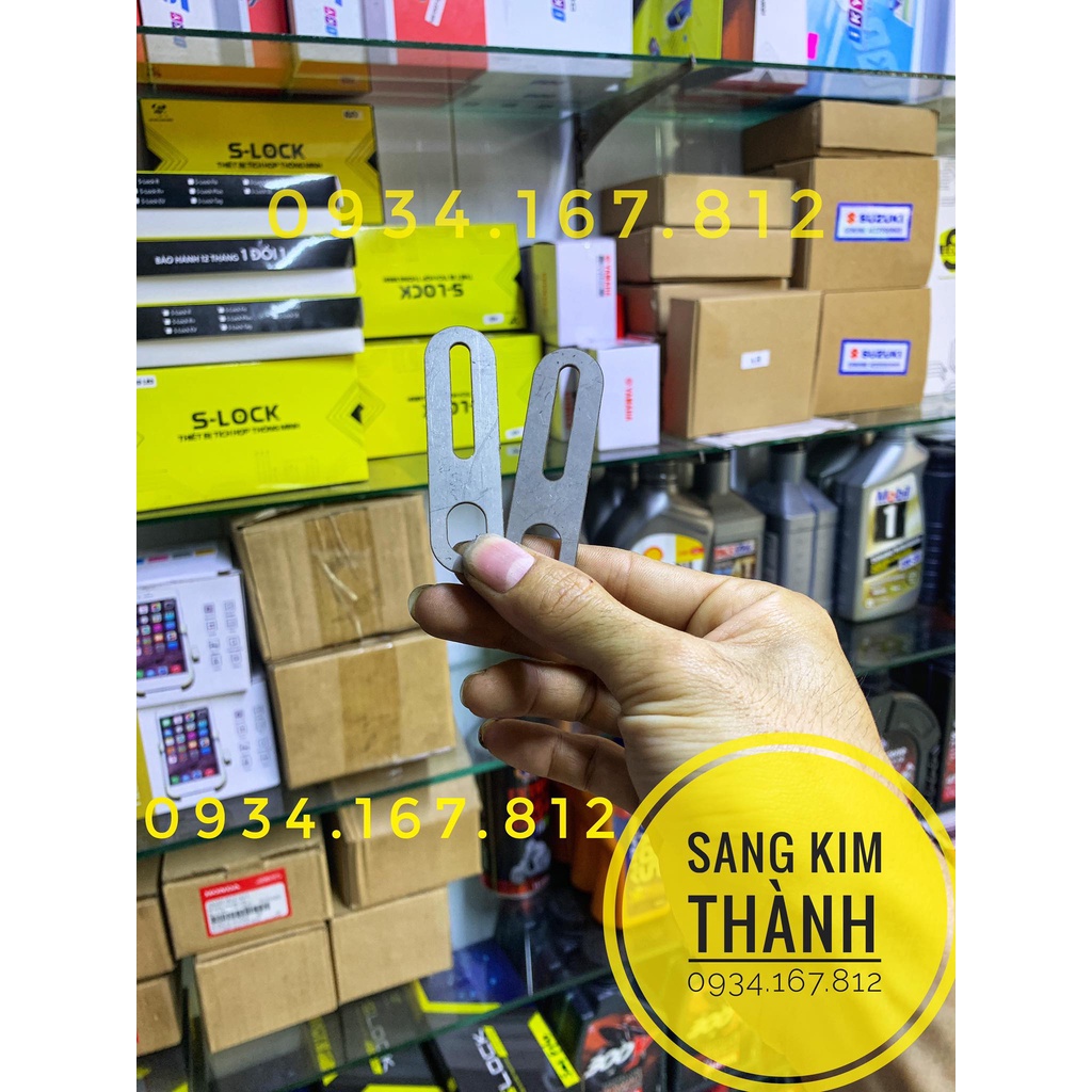 2 Pat Gắn Đèn Trợ Sáng Bi Cầu MINI Cho Xe Air Blade