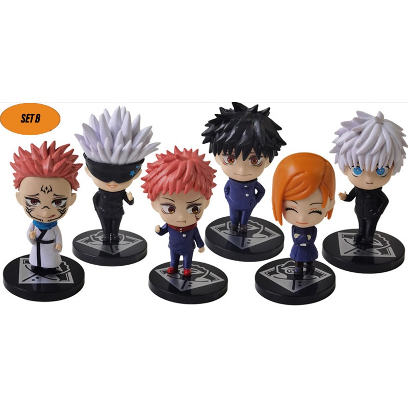 Đồ chơi mô hình nhân vật Yuji Itadori/Gojo Satori trong anime bằng PVC xinh xắn cho trẻ nhỏ 10cm