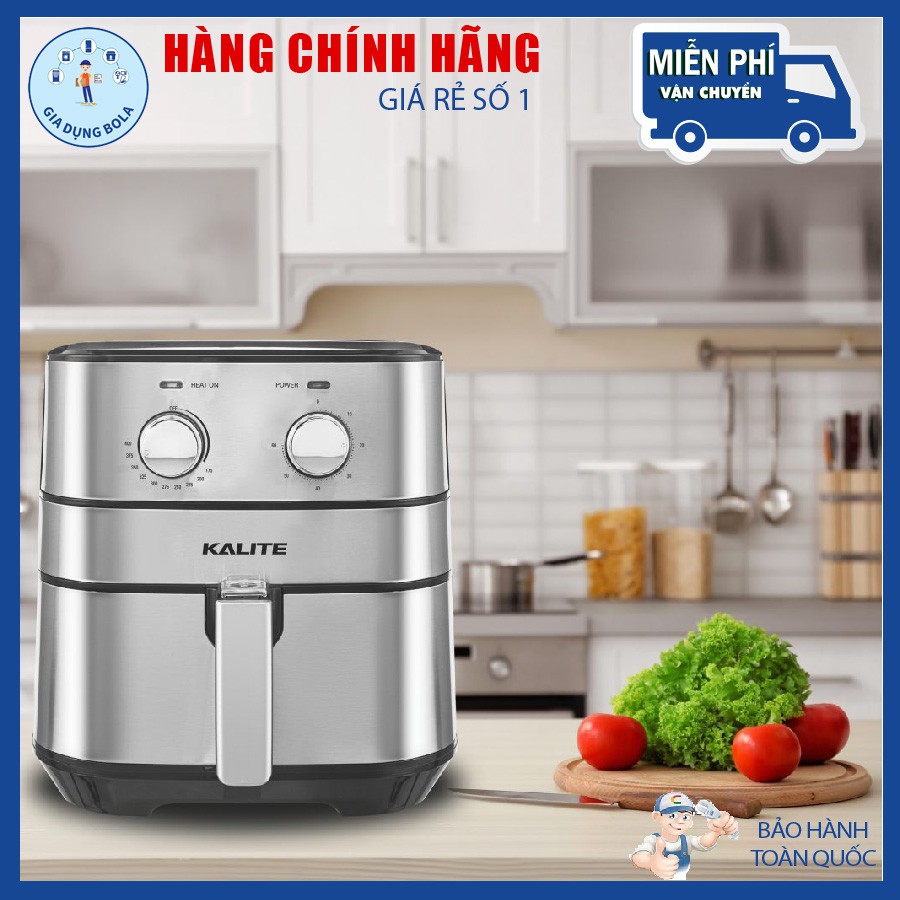 Nồi chiên không dầu Kalite Q5 - Bảo hành chính hãng 12 tháng toàn quốc