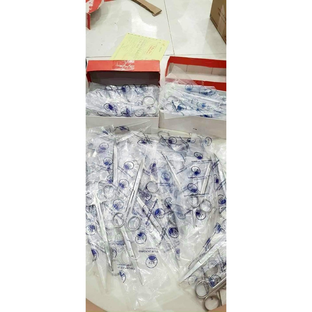 Kéo y tế cắt Lông tai tích cho Gà loại to