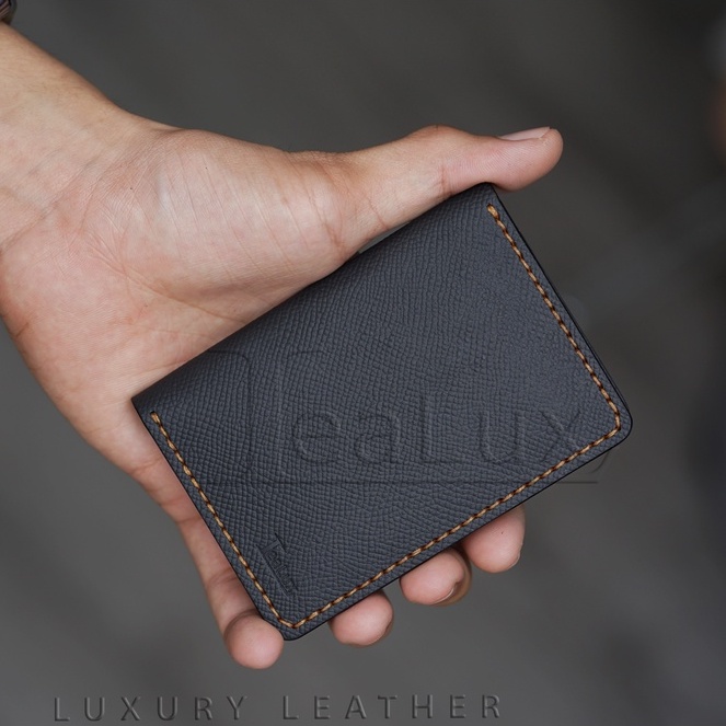 Ví Đựng Thẻ Nam Nữ Da Epsom Handmade LEALUX Mini Epsom Wallet 1