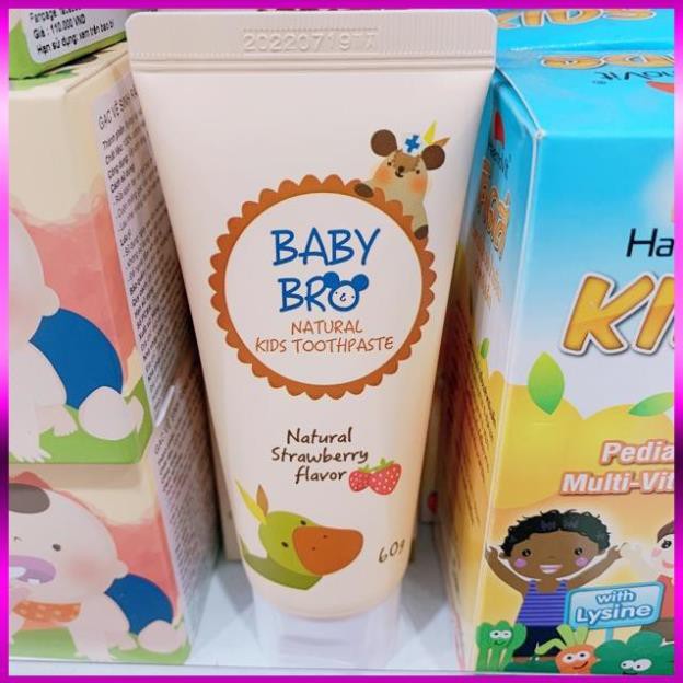 Kem Đánh Răng Baby Pro Nuốt Được Từ 6 Tháng An Toàn Cho Bé.