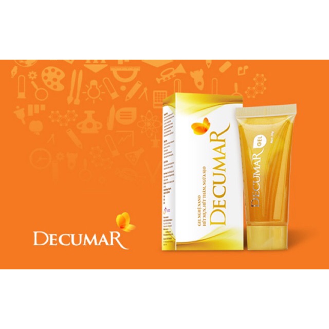 Gel nghệ nano trị mụn Decumar