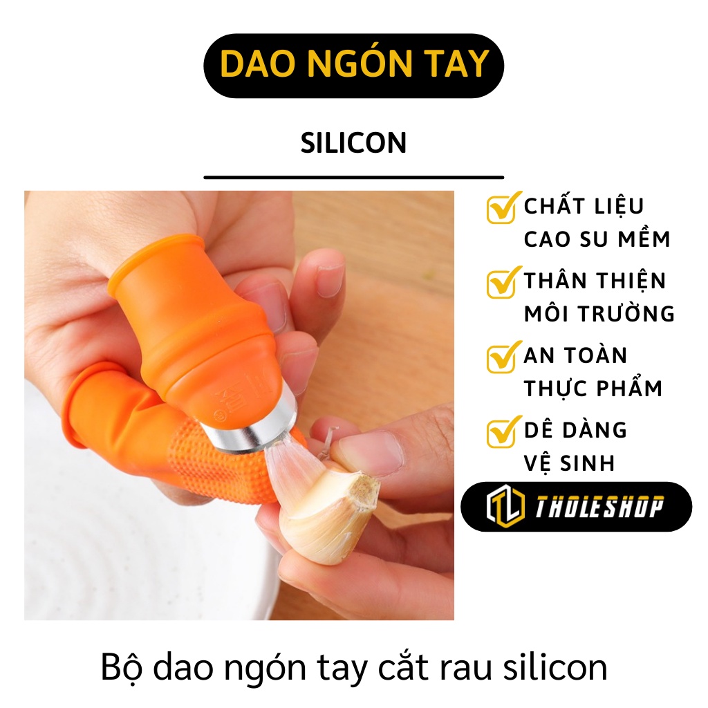 Móng Tay Nhặt Rau - Bao Ngón Tay Lặt, Hái Rau Bảo Vệ Đầu Ngón Tay Tiện Lợi 9407