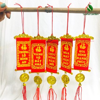 Combo 5 dây liễng treo cây mai trang trí tết