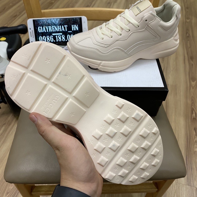 [KÈM TẤT+HỘP]GIÀY THỂ THAO CHUNKY VÀNG KEM | BigBuy360 - bigbuy360.vn