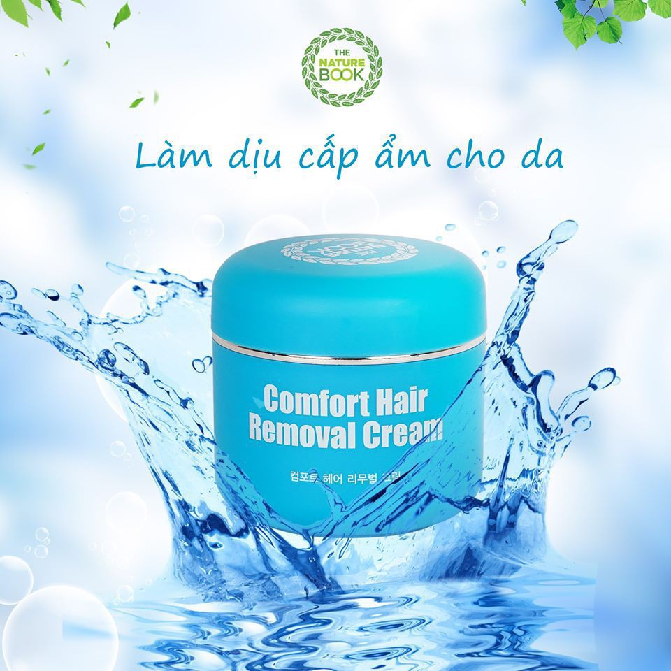 Kem Tẩy Lông The Nature Book Comfort Hair Removal Cream