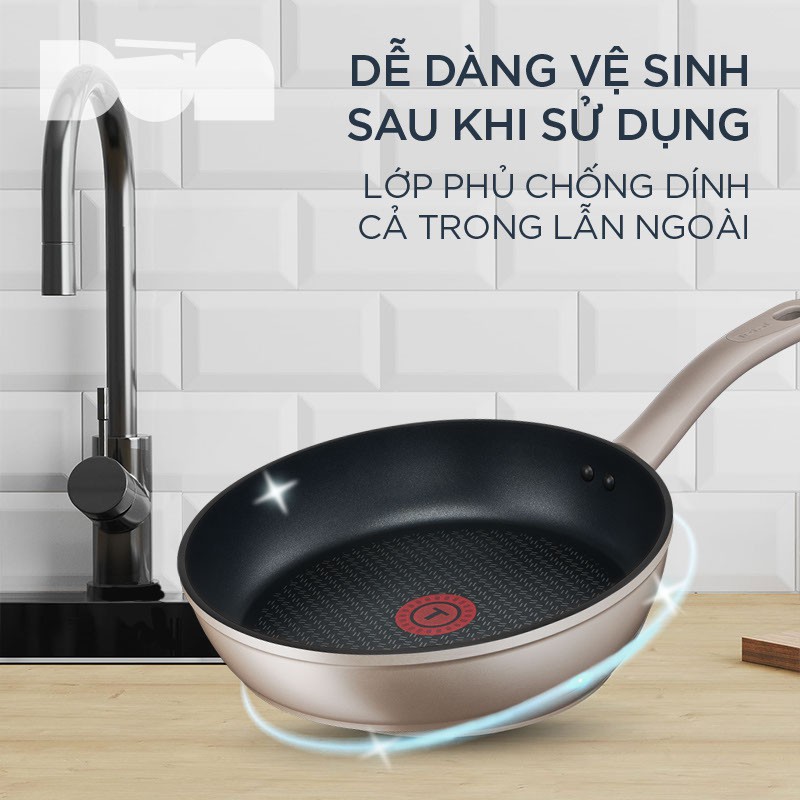 Chảo đáy từ chống dính cao cấp 26cm - Tefal Sensations - Thương hiệu Pháp