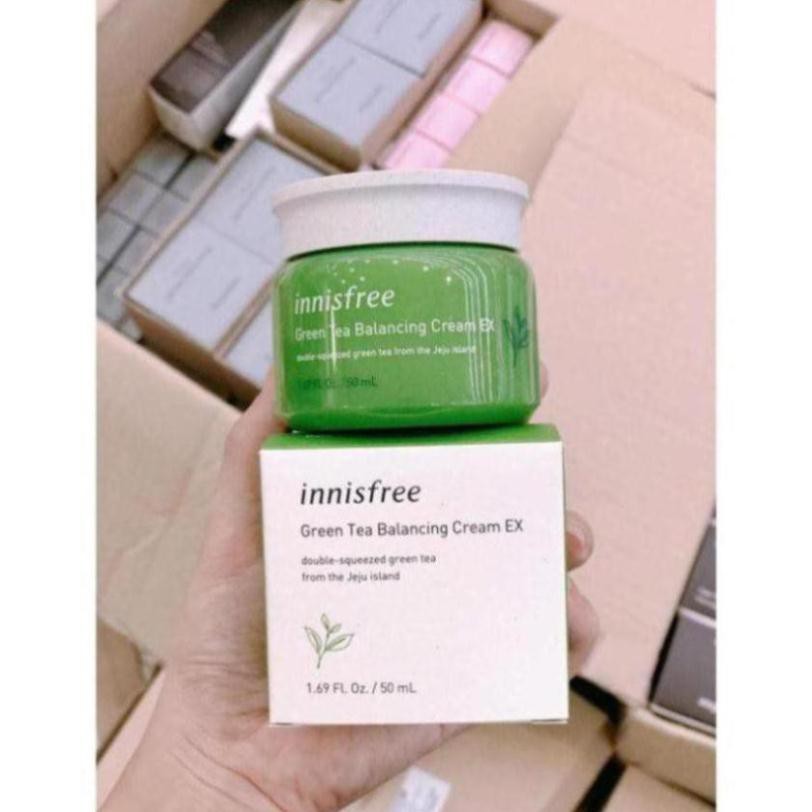 Kem Dưỡng Trà Xanh Innisfree Balacing,Kem Dưỡng Ẩm ,Dưỡng Da Căng Bóng ,Mịn Màng ,Làm Chậm Quá Trình Lão Hóa, Giảm Mụn..