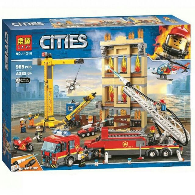 Lego lắp ráp đội cứu hỏa thành phố - 11216