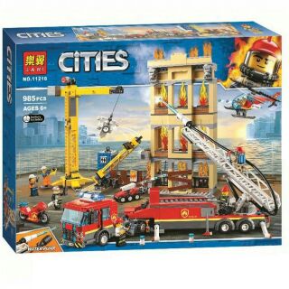Lego lắp ráp đội cứu hỏa thành phố - 11216