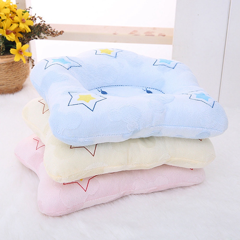 Gối Cotton Mềm Mại Hỗ Trợ Cố Định Đầu Cho Bé Sơ Sinh