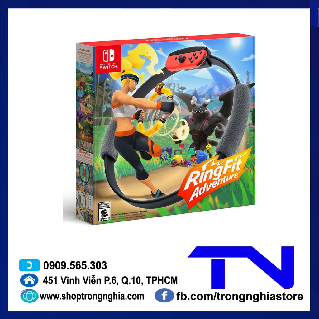 [Mã ELHAMS5 giảm 6% đơn 300K] Bộ phụ kiện Ring Fit Adventure Nintendo Switch