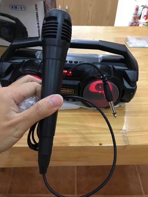 Loa Karaoke Mini Kimiso Âm Thanh To / Kết Nối Không Dây / Kèm Míc Hát