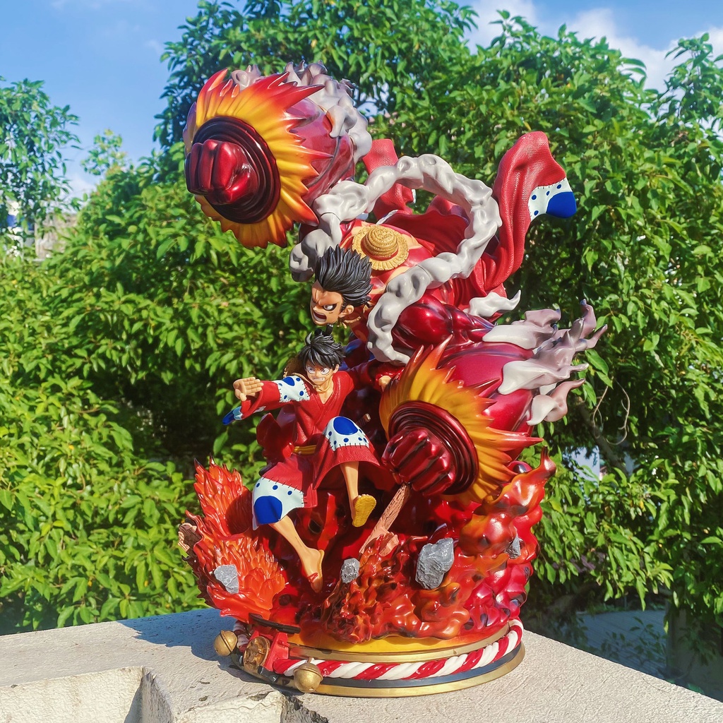 Mô hình Luffy Gear 4 Wano One piece siêu khủng chất lượng