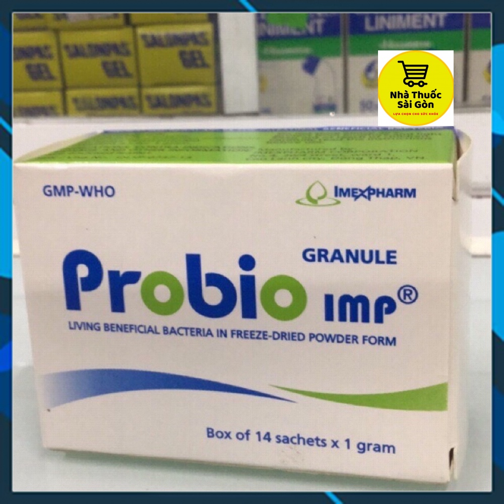 Men tiêu hóa Probio IMP tăng cường hệ vi sinh đường ruột , giảm đau bụng đầy hơi hộp 14 gói