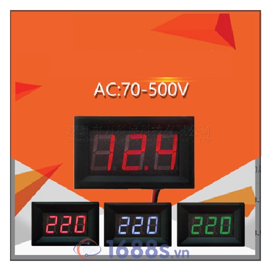 Hiển thị điện áp AC 220V - 1688s.vn