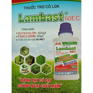 Thuốc trừ cỏ lúa Lambast 60EC/ chai 100ml